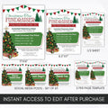 editable winter fundraiser idea
